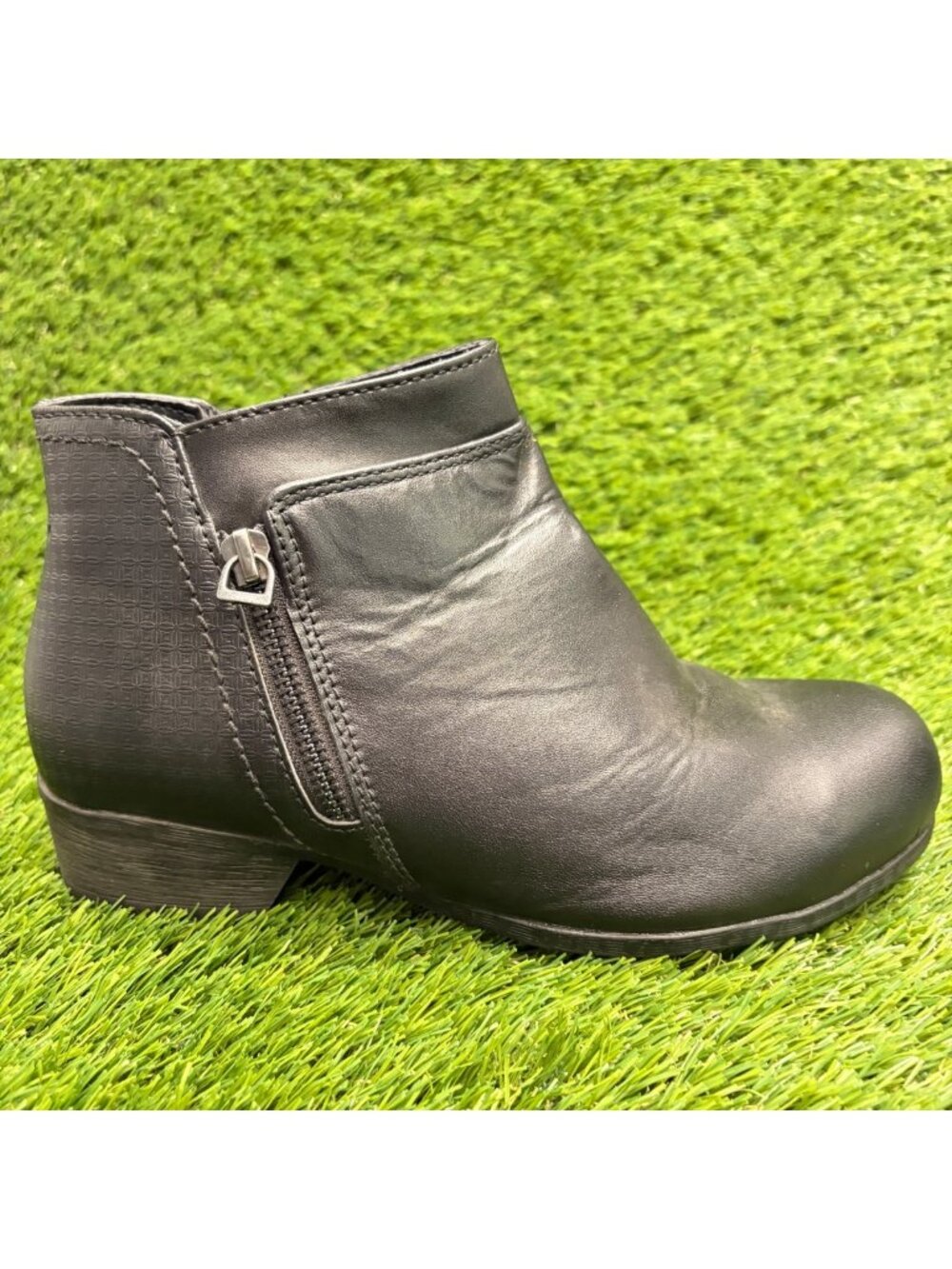 Rockport Carly Womens Size 8D Black Leather Composite Toe Safety Work Boots